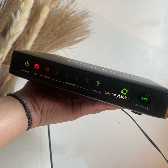 CenturyLink ZyXEL PK5001Z ADSL2 4-Port WiFi Router Modemn - Picture 5 of 7